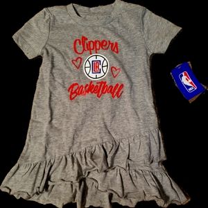 Clippers Ruffled Dress